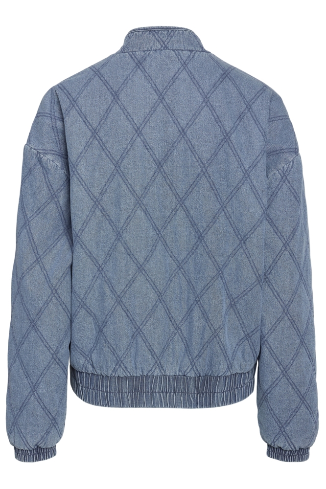 NMCLAIRE QUILT DENIM JACKET 27034965 Light Blue Denim